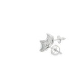 Square Cubic Stud Silver 925S Earrings - Ady