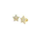 Star G-P Silver 925S Stud Earrings -sunshine