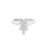 Pear Shape Diamond Engagement Ring