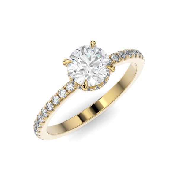 The Classic Open Round Brilliant Engagement Ring