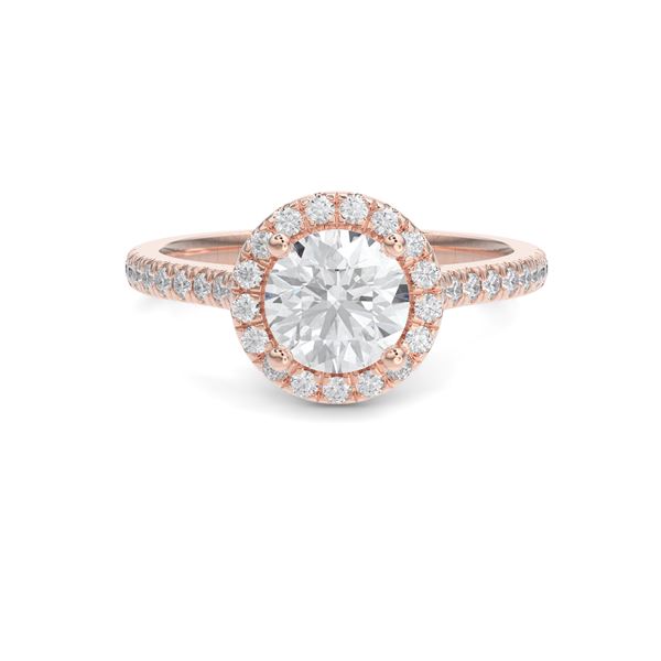 The Halo Round Brilliant Engagement Ring