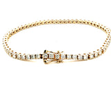 Diamond Tennis Bracelet Gold 2.5mm