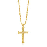 CHEVRON CROSS PENDANT