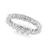 Princess Shape Eternity Gold Band - Ora