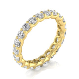 Round Brilliant Eternity Gold Band - Ora