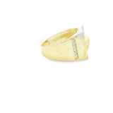 Medusa Gold Ring Zirconia 10K