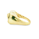 Men Gold Medusa Signet Ring 10K