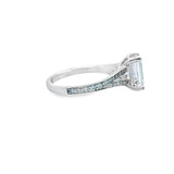 2 Carat Emerald Cut Diamond Bridal Ring-Vanessa