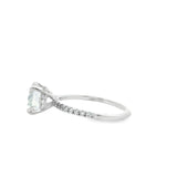 14k White Melina Design Solitaire 2CT