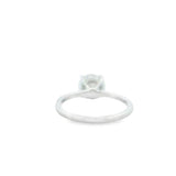 14k White Melina Design Solitaire 2CT