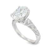 3 Carat Brilliant Oval Diamond Solitaire Ring