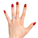 3 Carat Brilliant Oval Diamond Solitaire Ring