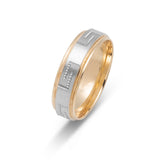 Gold Wedding Band Classic Two tone