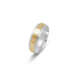 Gold Wedding Band Classic Two tone