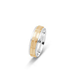 Gold Wedding Band Classic Two tone