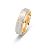 Gold Wedding Band Classic Two tone