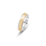 Gold Wedding Band Classic Two tone