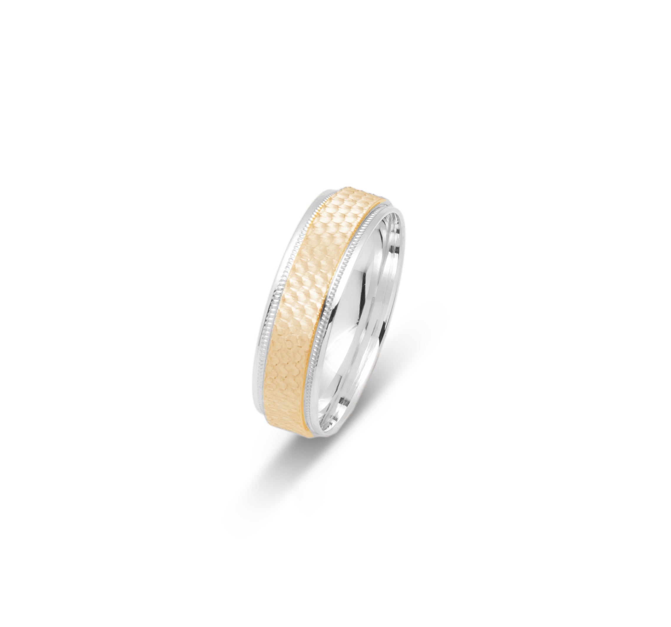 Gold Wedding Band Classic Two tone