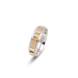 Gold Wedding Band Classic Two tone