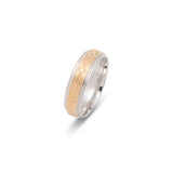 Gold Wedding Band Classic Two tone