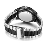 Custom Photo Watch Men Black S.Steel 2Tone