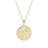 Round Zodiac Necklace