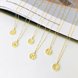 Round Zodiac Necklace