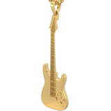 Electric Guitar Pendant Gold 14K