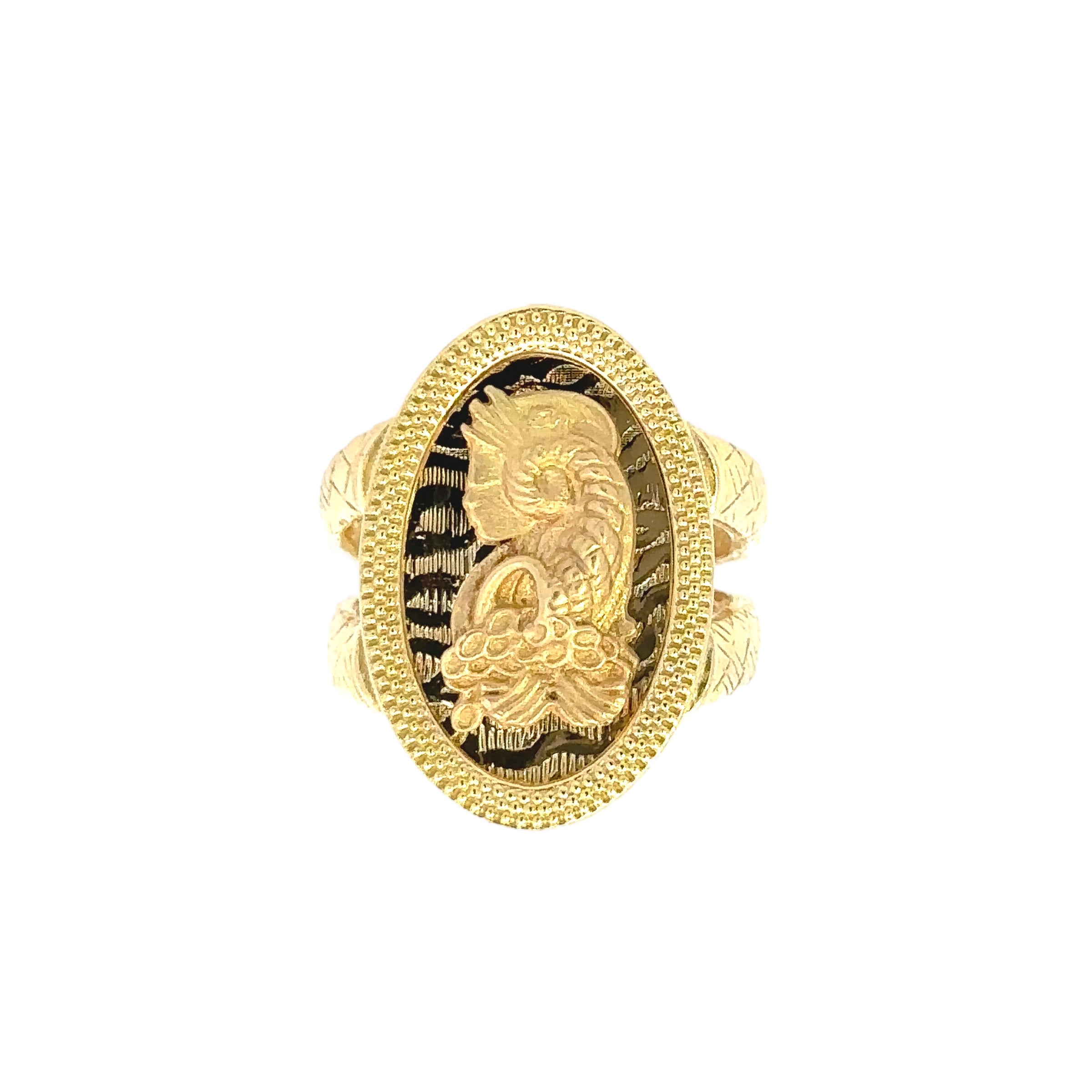 Buy CURIO COTTAGE 22K Gold Plated Lord Ganesha Charm Adjustable Finger Ring  - Ring for Women 24293122 | Myntra