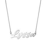 Darling Name Necklace Silver